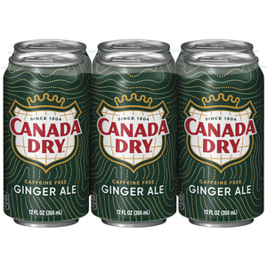 Canada Dry Ginger Ale 12oz 6 pack