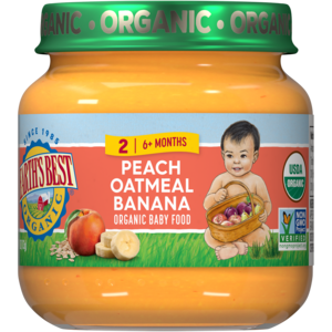 Earth's Best Peach Oatmeal Banana 4 oz