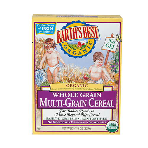 Earth's Best Organic Multi Grain Oatmeal 8 oz