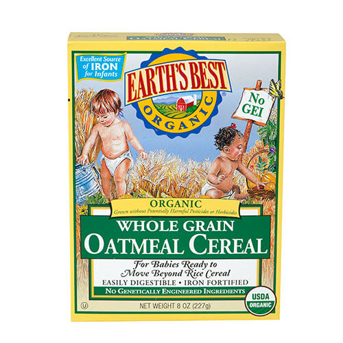 Earth's Best Cereal Boxed Oatmeal 8 oz