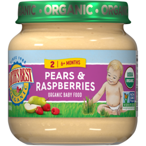 Earth's Best Pears & Raspberries 4 oz