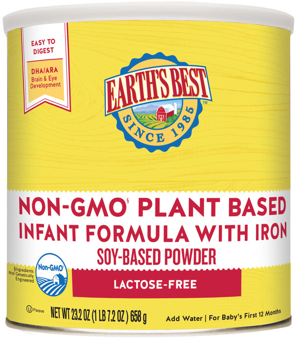 Earth's Best Non-GMO Plant Based Infant Formula 23.2 oz
