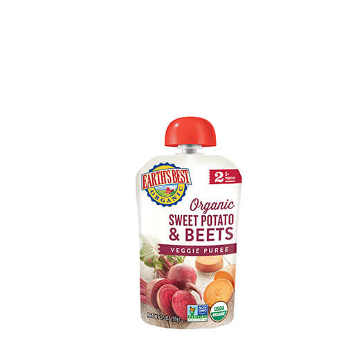 Earth's Best Sweet Potato & Beets Puree Pouch 3.5 oz