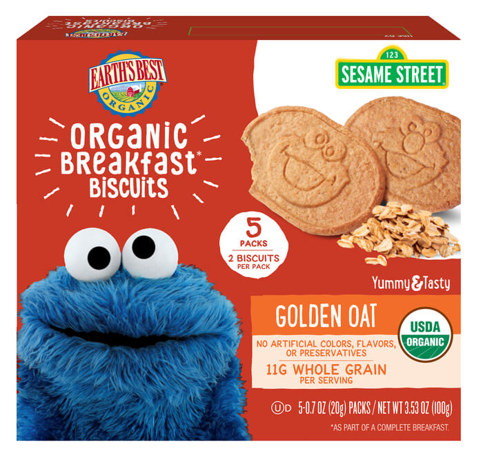 Earth's Best Organic Golden Oat Breakfast Biscuits
