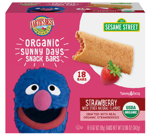 Organic Sesame Street Sunny Days Snack Bars 18ct