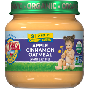 Earth's Best Apple Cinnamon Oatmeal 4oz
