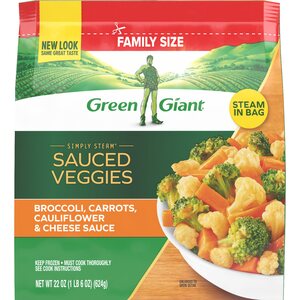 Green Giant® Simply Steam™ Family Size Broccoli, Carrots, Cauliflower & Cheese Sauce