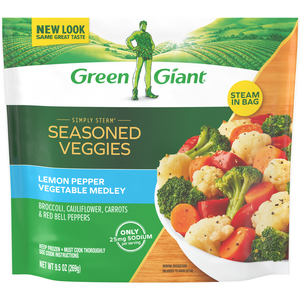 Green Giant® Simply Steam Made with Dash Salt-Free Seasoning Lemon Pepper Vegetable Medley