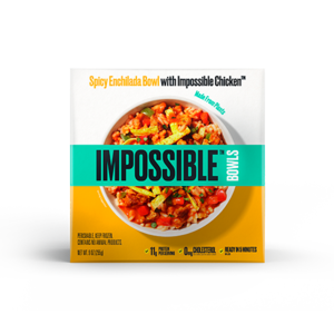 Spicy Enchilada Bowl With Impossible Chickenmade From Plants, Frozen, Fully Cooked, 9 Oz