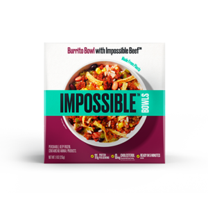 Burrito Bowl With Impossible Beefmade From Plants, Frozen, Fully Cooked, 9 Oz