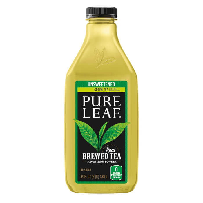 Pure Leaf Unsweetened Green Tea 64 Fluid Ounce Single Plastic Bottle