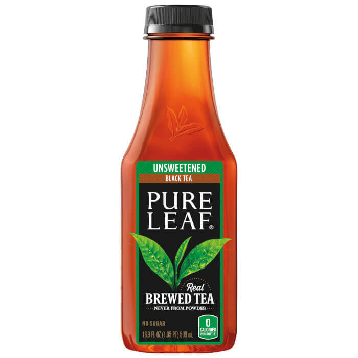 Pure Leaf Unsweetened Black Tea 16.9 Fluid Ounce Plastic Bottle