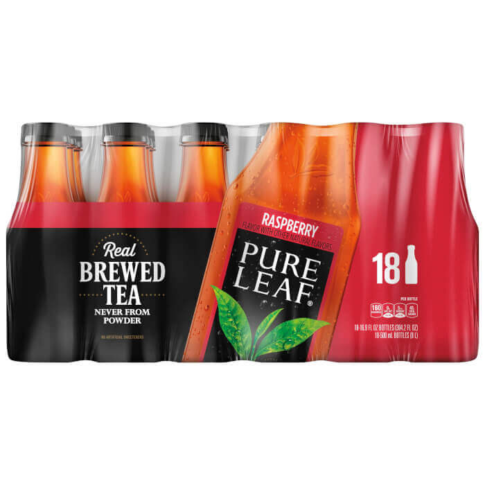 Pure Leaf Iced Tea, Raspberry, 16.9 FL OZ,18 Ct