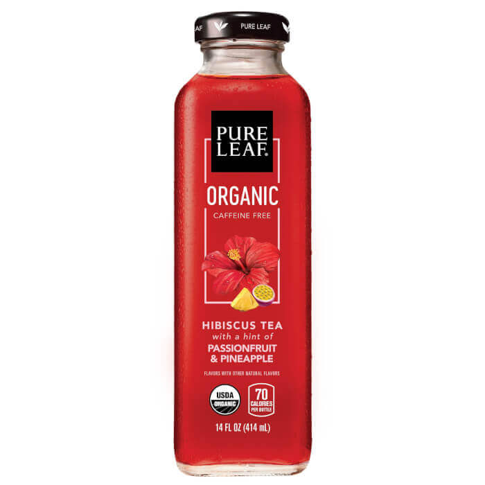 Pure Leaf Tea House Collection Iced Tea, Passion Fruit & Pineapple, 14 Fl Oz/ 8 Pk Glass