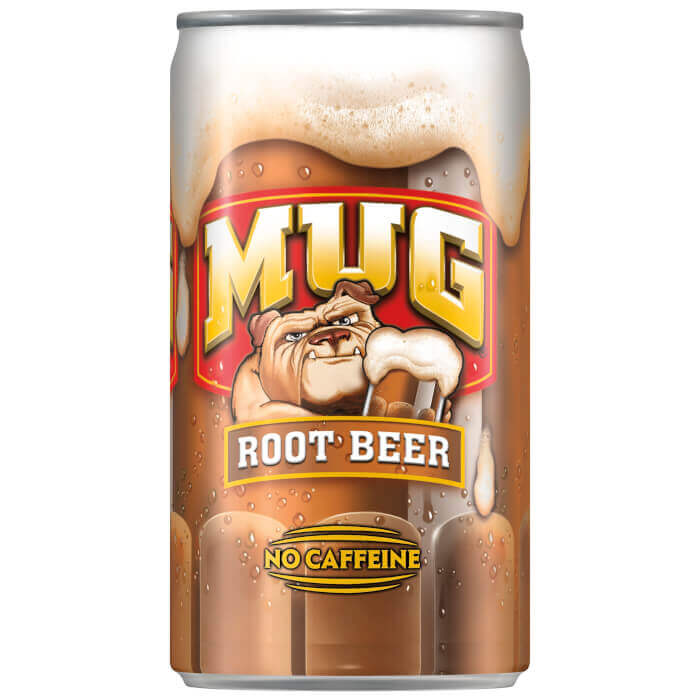 Mug Soda, Root Beer, 7.5 Fl Oz, Can