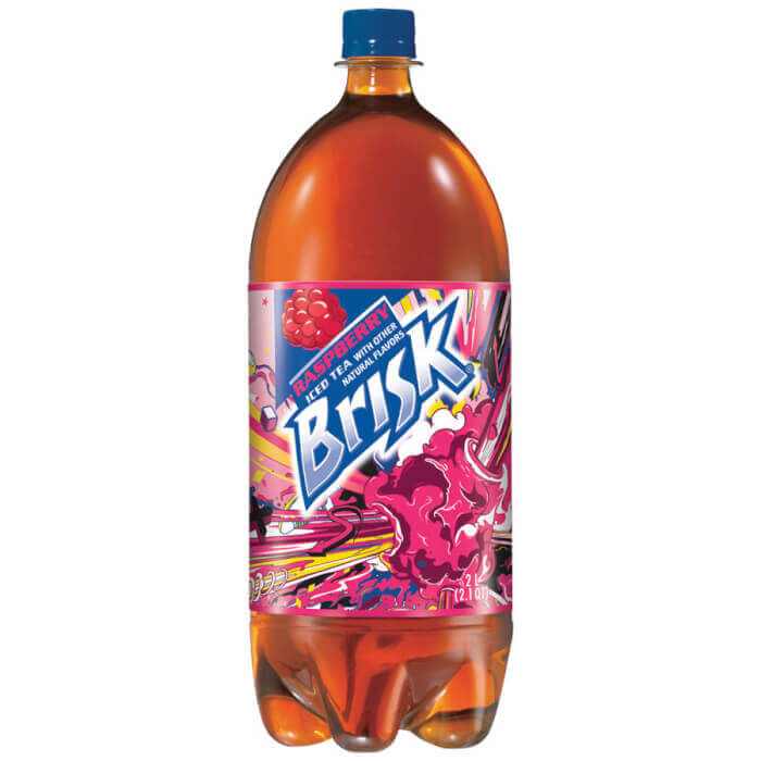 Brisk Raspberry Iced Tea 2 Liter Plastic Bottle