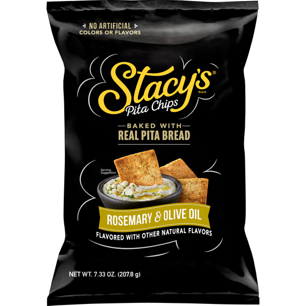 Stacy's Pita Chips, Rosemary & Olive Oil, 7.33 Oz