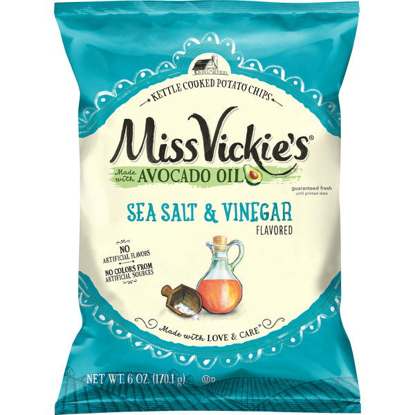 Miss Vickie's, Sea Salt & Vinegar made with Avocado Oil, 6 oz