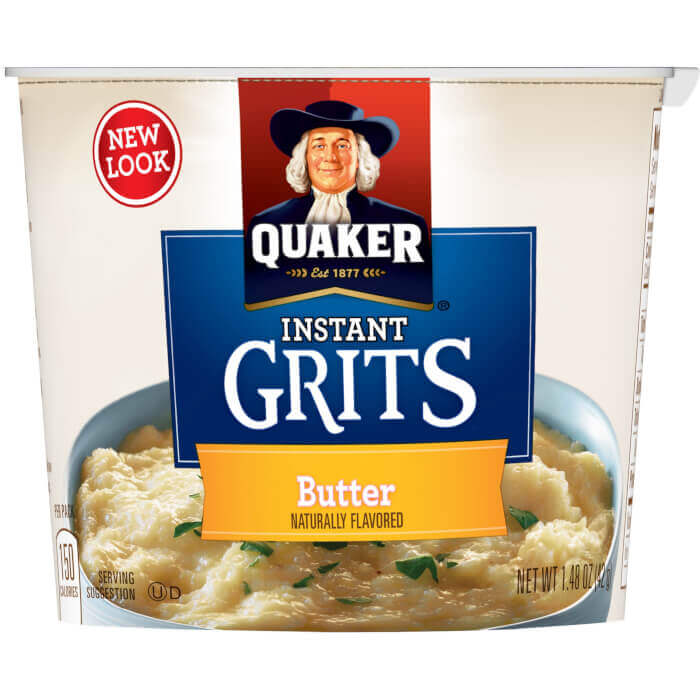 Quaker Instant Grits Butter 1.48 Ounce Plastic Cup