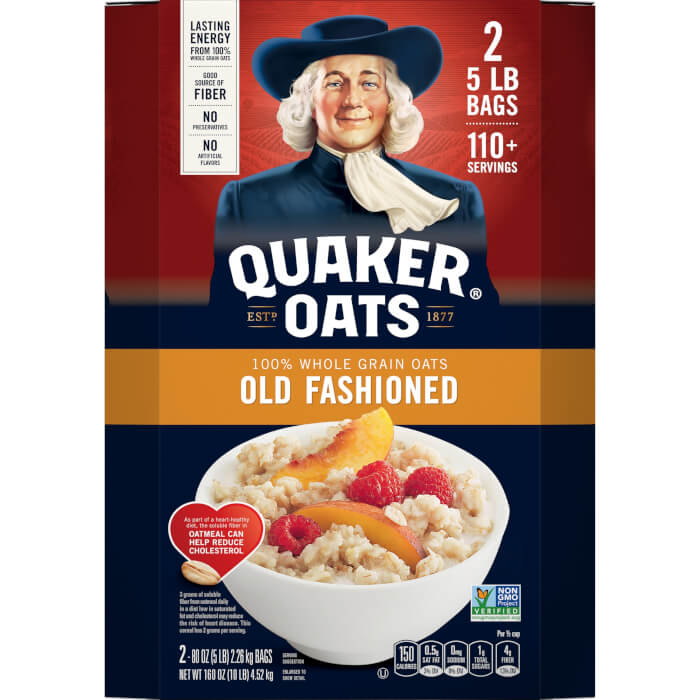 Quaker, Old Fashioned, Oatmeal, 160 Oz