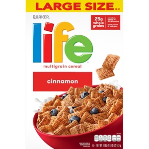 Quaker Life Multigrain Cereal, Cinnamon, 18 Oz