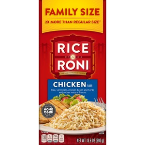 Rice A Roni, Family Size, Chicken, 13.8 Oz