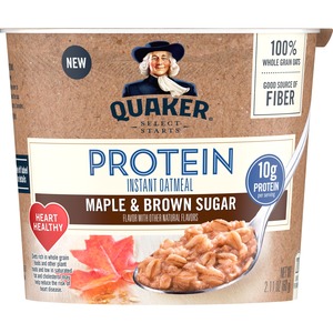Quaker Select Starts Protein Instant Oatmeal, Maple & Brown Sugar Flavor, 2.11 Oz