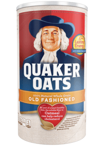 Quaker Oats Old Fashioned Oatmeal 18 Ounce Paper Cannister