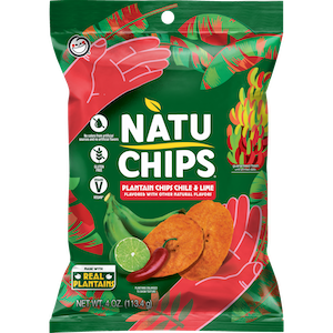 NatuChips® Chile & Lime Plantain Chips 4 oz