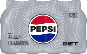 Diet Pepsi Soda, Cola, 16 Fl Oz, 12 Count