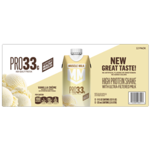 Muscle Milk Pro, Ultra Filtered Milk Protein Shake, Vanilla Creme, 11oz bottle, 12 Count