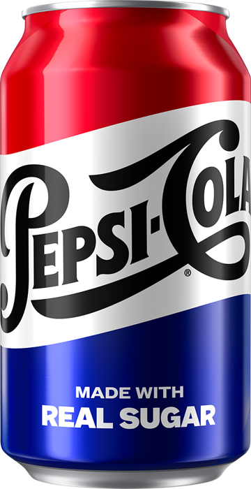 Pepsi Cola Made with Real Sugar Soda, Cola, 12 Fl Oz