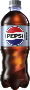 Diet Pepsi Soda, Cola, 20 Fl Oz