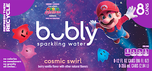 Bubly, Cosmic Swirl, 12Oz Can, 8 Count