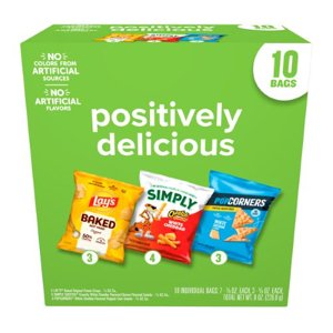 Frito-Lay, Positively Delicious Mix, 8 Oz Net Weight, 10 Count, Box