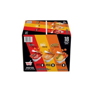 Frito-Lay, Minis Snack Size Cups Flavor Mix, 18 Count, Box