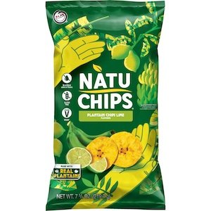NatuChips® Lime Plantain Chips 7-3/4 oz