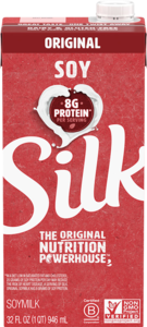 Silk Soymilk Original 32oz/6 Quart Shelf Stable