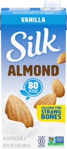 Silk Almond Vanilla 32 oz./6 Quart Shelf-Stable