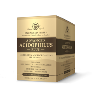 Advanced Acidophilus Plus Vegetable Capsules 120 ct