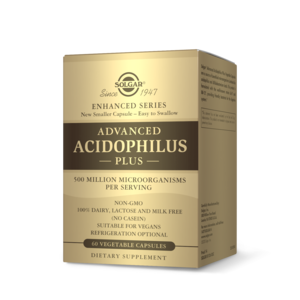 Advanced Acidophilus Plus Vegetable Capsules 60 ct