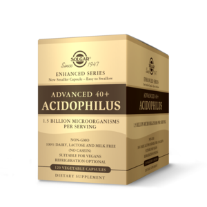 Advanced 40+ Acidophilus Vegetable Capsules 120 ct