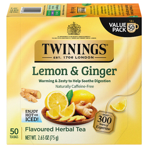Lemon & Ginger 50ct